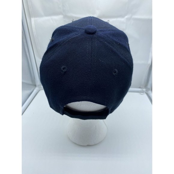 WWII Veteran Navy Blue Adjustable Adult Baseball Cap Hat Military Hook-Loop - Picture 4 of 7
